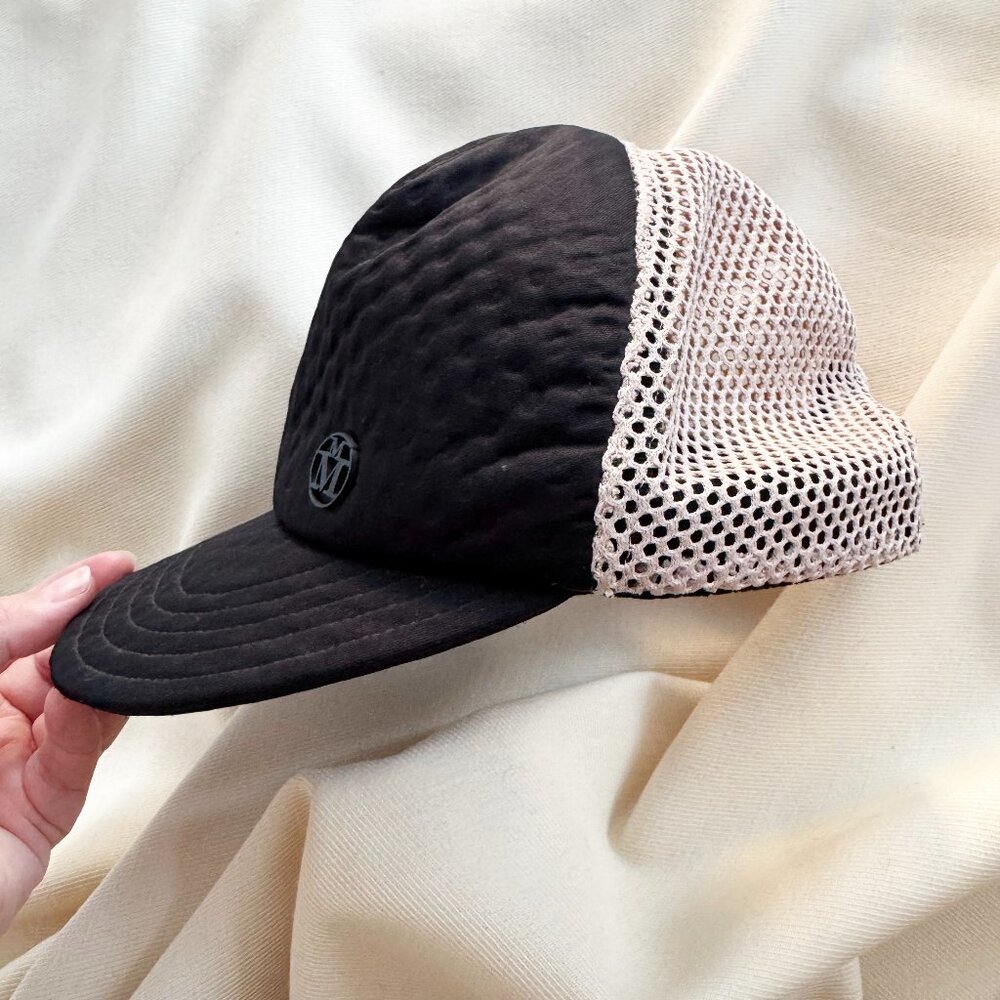 Maison Michel Quilted/Mesh Combo Baseball Hat